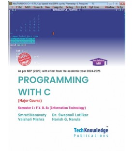 Programming  With C Sem I B.Sc IT Tech-Knowledge| Mumbai University 