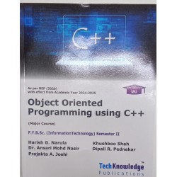 Object Oriented Programming With C++ Sem 2 B.Sc-IT Techknowledge