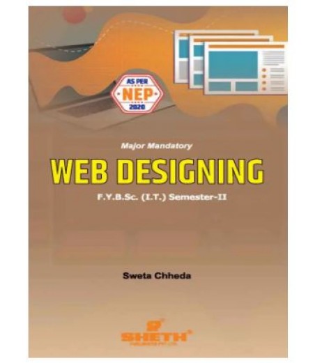 Web Designing Sem 2 B.Sc-IT Sheth Publication | NEP 2020