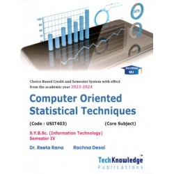 Computer Oriented Statistical Techniques Sem 4 SYBSc IT techknowledge Publication