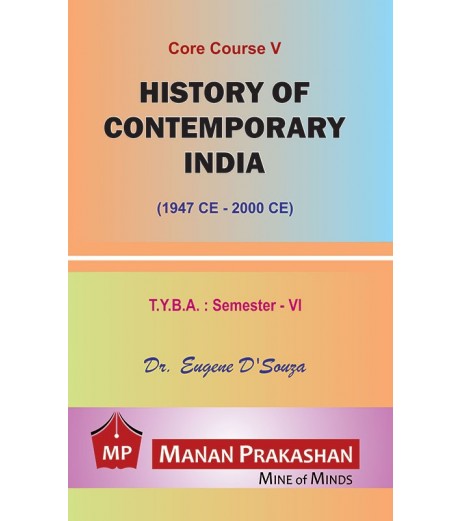 History of Contemporary India T.Y.B.A.Sem 6 Manan Prakashan B.A. Sem 6 - SchoolChamp.net