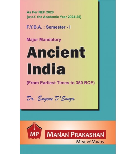 Ancient India F.Y.B.A. Semester 1 Manan Prakashan | NEP 2020