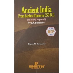 Ancient India F.Y.B.A. Semester 1 Sheth Publication | NEP