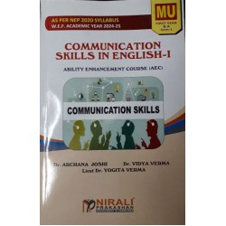 Communication Skill in English-1  F.Y.B.A. Semester 1 Nirali Prakashan | NEP 2020