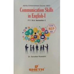 Communication Skill in English-1  F.Y.B.A. Semester 1 Sheth