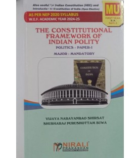 The Constitutional Framework of Indian Polity  F.Y.B.A. Semester 1 Nirali Prakashan | NEP 2020