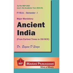 Ancient India F.Y.B.A. Semester 1 Manan Prakashan | NEP 2020