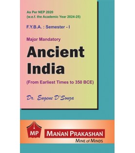 Ancient India F.Y.B.A. Semester 1 Manan Prakashan | NEP 2020