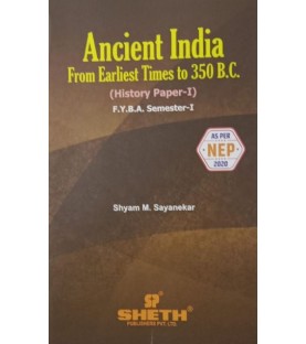 Ancient India F.Y.B.A. Semester 1 Sheth Publication | NEP 2020