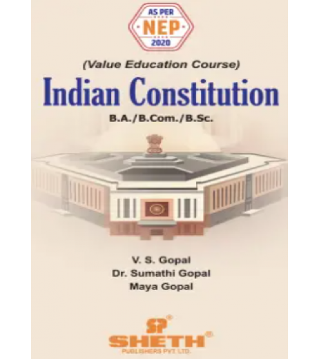 Indian Constitution F.Y.B.A,B.Sc, B.com. Semester 1 Sheth Publication | NEP 2020 Indian Constitution F.Y.B.A,B.Sc, B.com. Semester 1 Sheth Publication | NEP 2020