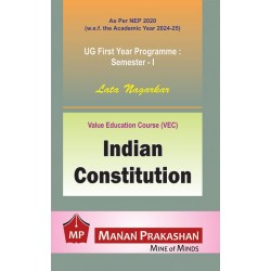 Indian Constitution F.Y.B.A,B.Sc, B.com. Semester 1 Manan