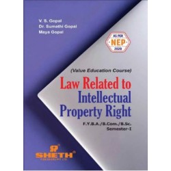 Law Related to Intellectual Property Rights UG First Year