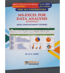 MS Excel for Data Analysis  F.Y.B.A/B.Sc/B.Com. Semester 1 Nirali Prakashan | NEP 2020