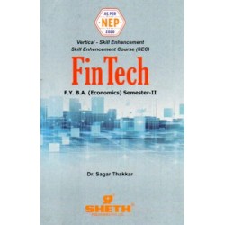 FinTech  F.Y.B.A. Semester 2 Sheth Publication | NEP 2020