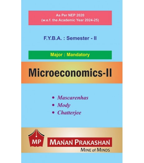 Microeconomics -II  F.Y.B.A. Semester 2 Manan Prakashan B.A. Sem 2 - SchoolChamp.net