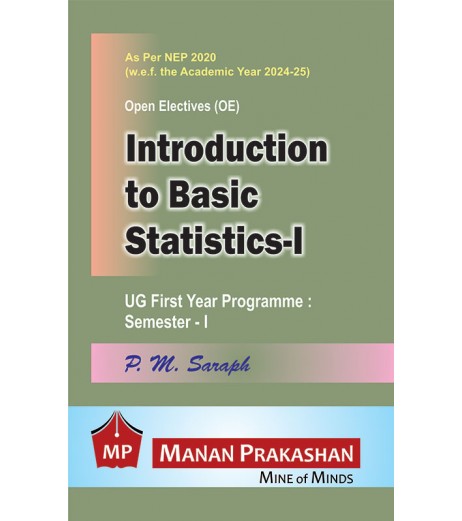 Introduction to Basic Statistics UG First Year Programming Sem 1 Manan Prakashan