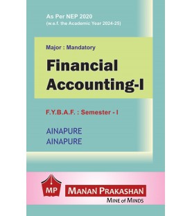 Financial Accounting-I  FYBAF Sem 1 Manan Prakashan | NEP 2020 