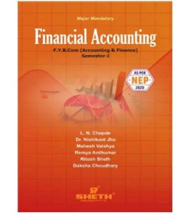 Financial Accounting-I  FYBAF Sem 1 Sheth Publication| NEP 2020 