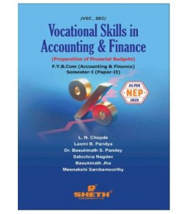 Vocational Skills in Accounting and Finance Paper -2  FYBAF Sem 1 Sheth Publication | NEP 2020 