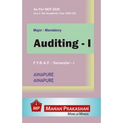 Auditing-I FYBAF Sem 1 Manan Prakashan | NEP 2020