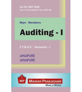 Auditing-I FYBAF Sem 1 Manan Prakashan | NEP 2020 