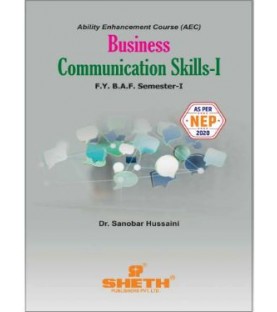 Business Communication Skills-I FYBAF Sem 1 Sheth Publication| NEP 2020 