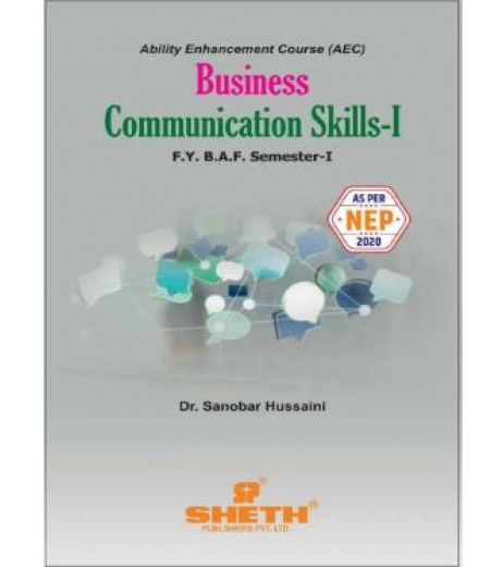 Business Communication Skills - I  FYBAF Sem 1 Sheth Publication| NEP 2020