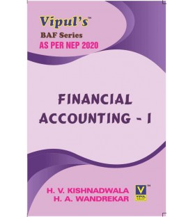 Financial Accounting-I FYBAF Sem 1 Vipul Prakashan | NEP 2020