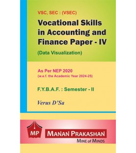 Vocational Skills in Accounting and Finance Paper -4  FYBAF Sem 2 Manan Prakashan | NEP 2020 