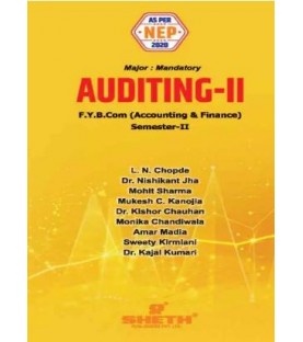 Auditing-II  FYBAF Sem 2 Sheth Publication