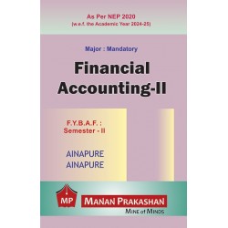 Financial Accounting-II FYBAF Sem 2 Manan Prakashan | NEP