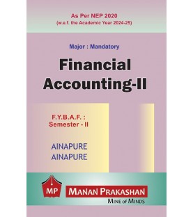 Financial Accounting-II FYBAF Sem 2 Manan Prakashan | NEP 2020