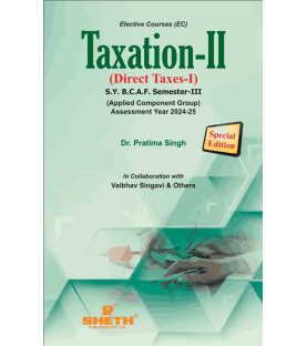 Direct Tax 1 (Taxation-ll) SYBAF Sem 3 Sheth Publication