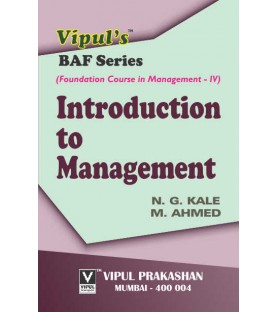 Introduction to Management ( FC In Management-IV) SYBAF Sem 4 Vipul Prakashan