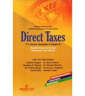 Direct Tax TYBcom Sem 5 Sheth Publication