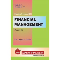 Financial Management (Paper-II) TYBAF Sem 5 Manan Prakashan