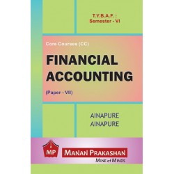 Financial Accounting (Paper-VII) TYBAF Sem 6 Manan Prakashan