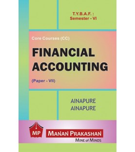 Financial Accounting (Paper-VII) TYBAF Sem 6 Manan Prakashan