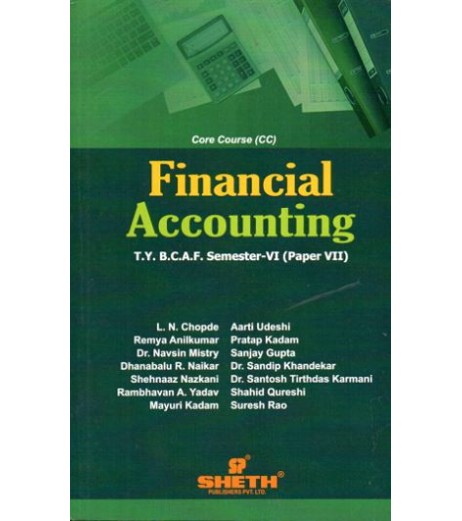 Financial Accounting (Paper-VII) TYBAF Sem 6 Sheth Publication BAF Sem 6 - SchoolChamp.net