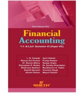 Financial Accounting (Paper-VII) TYBAF Sem 6 Sheth Publication