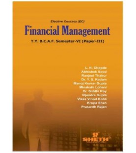 Financial Management (Paper-III) TYBAF Sem 6 Sheth Publication