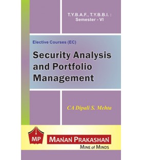 Security Analysis and Portfolio Management TYBAF  TYBBI Sem 6 Manan Prakashan