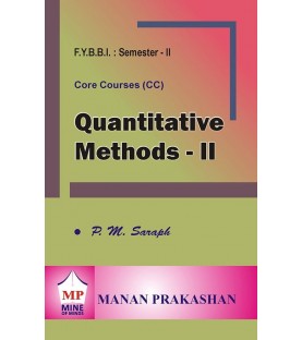 Quantitative Methods – II FYBBI Sem 2 Manan Prakashan