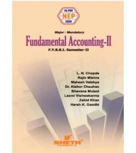 Financial Accounts FYBBI Sem 2 Sheth Publication | NEP 2020