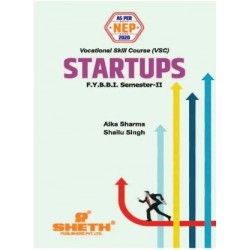 Startups FYBBI Sem 2 Sheth Publication | NEP 2020