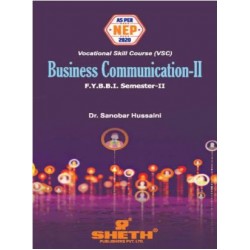 Business Communication-II FYBBI Sem 2 Sheth Publication |