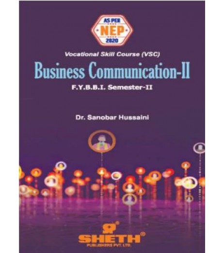 Business Communication-II FYBBI Sem 2 Sheth Publication | NEP 2020