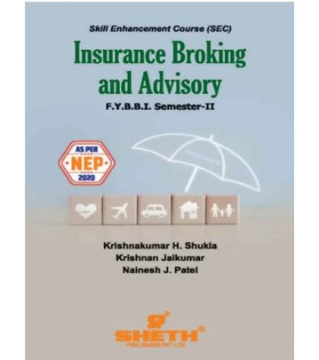 Insurance Broking and Advisory FYBBI Sem 2 Sheth Publication | NEP 2020