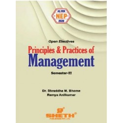 Principles and Practices of Management Sem 2 Sheth