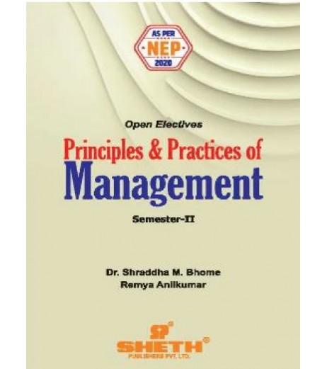 Principles and Practices of Management Sem 2 Sheth Publication